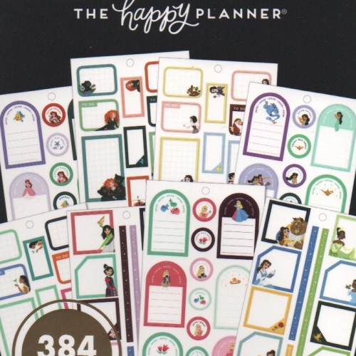 Disney Princess The Happy Planner Sticker Book 607 Pieces New